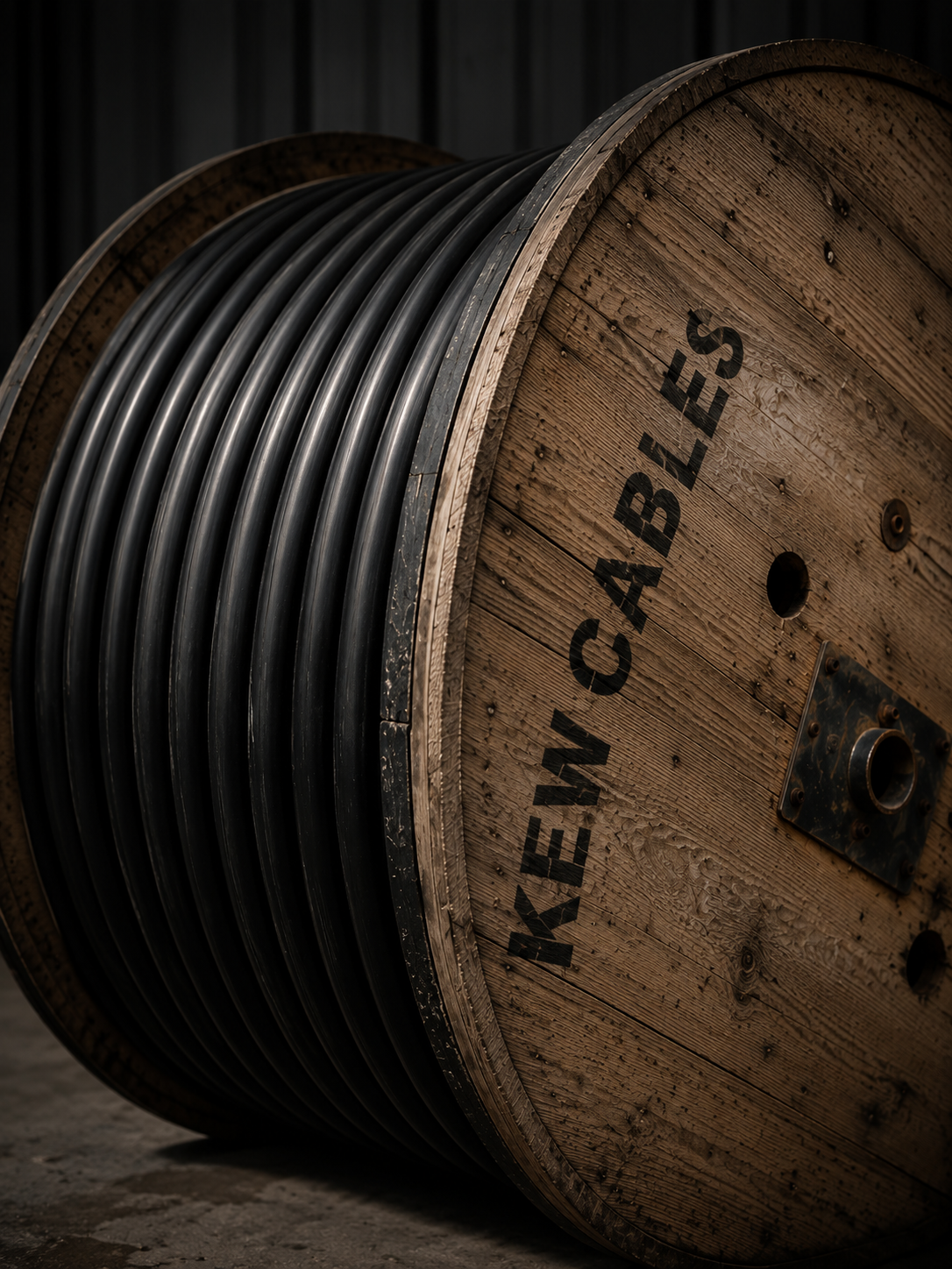 Industrial cable drum