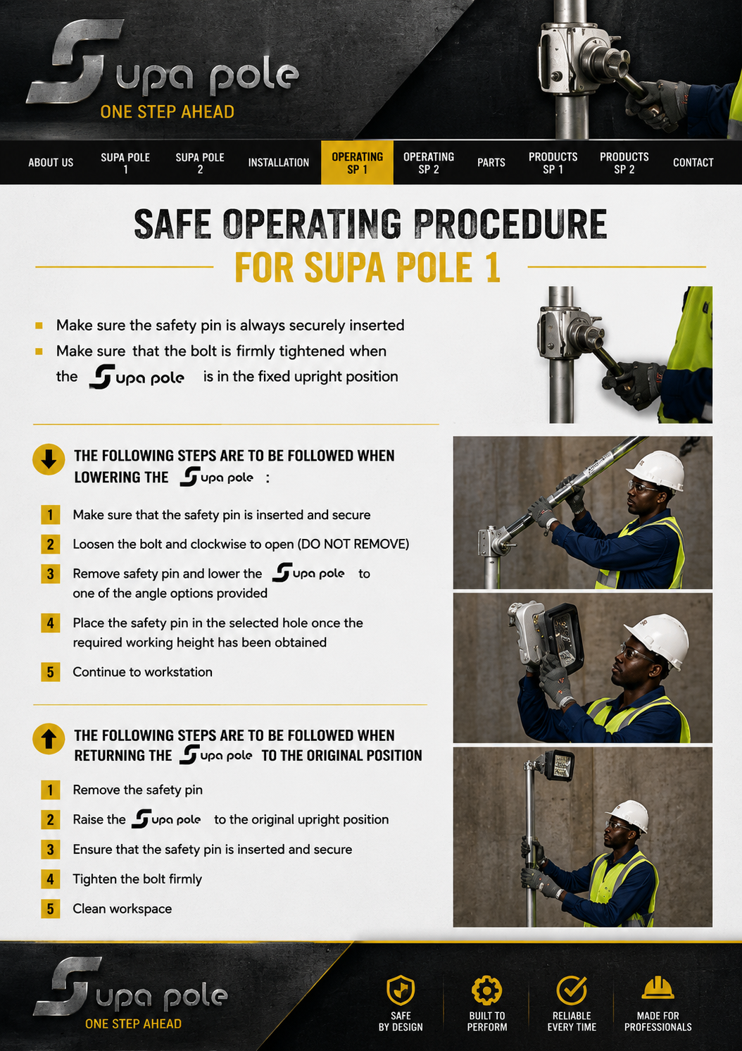 SupaPole brochure